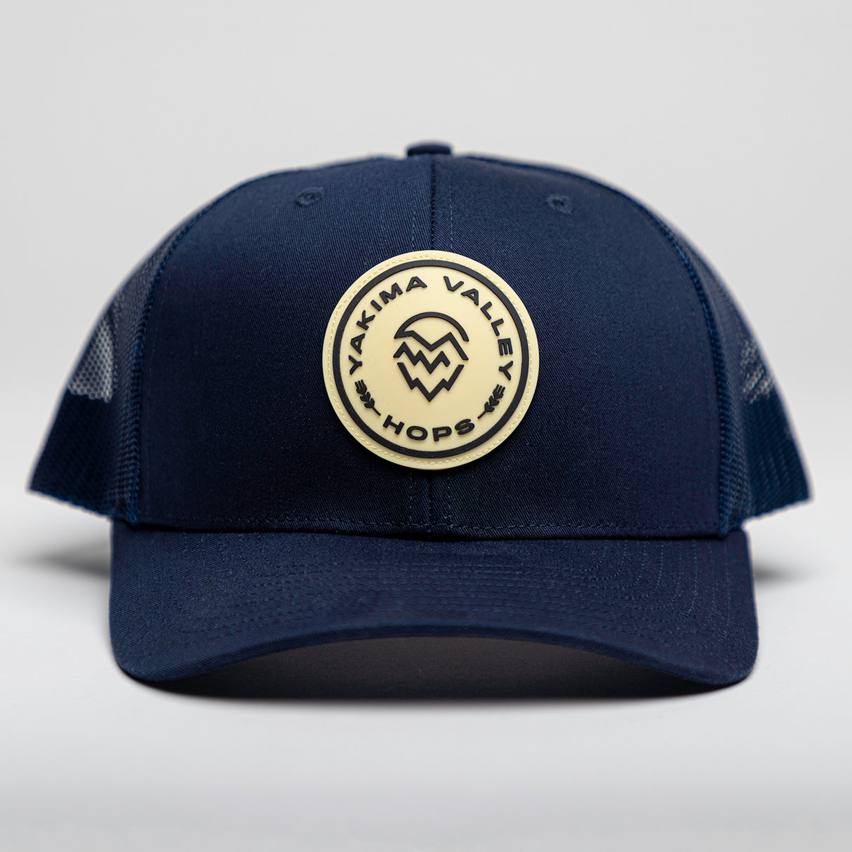 Navy Trucker Hat with PVC Patch