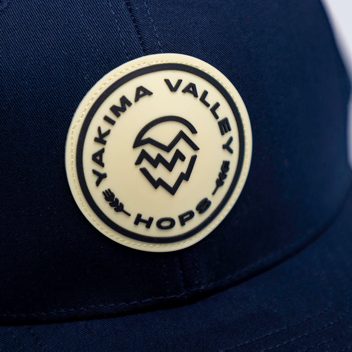 Navy Trucker Hat with PVC Patch