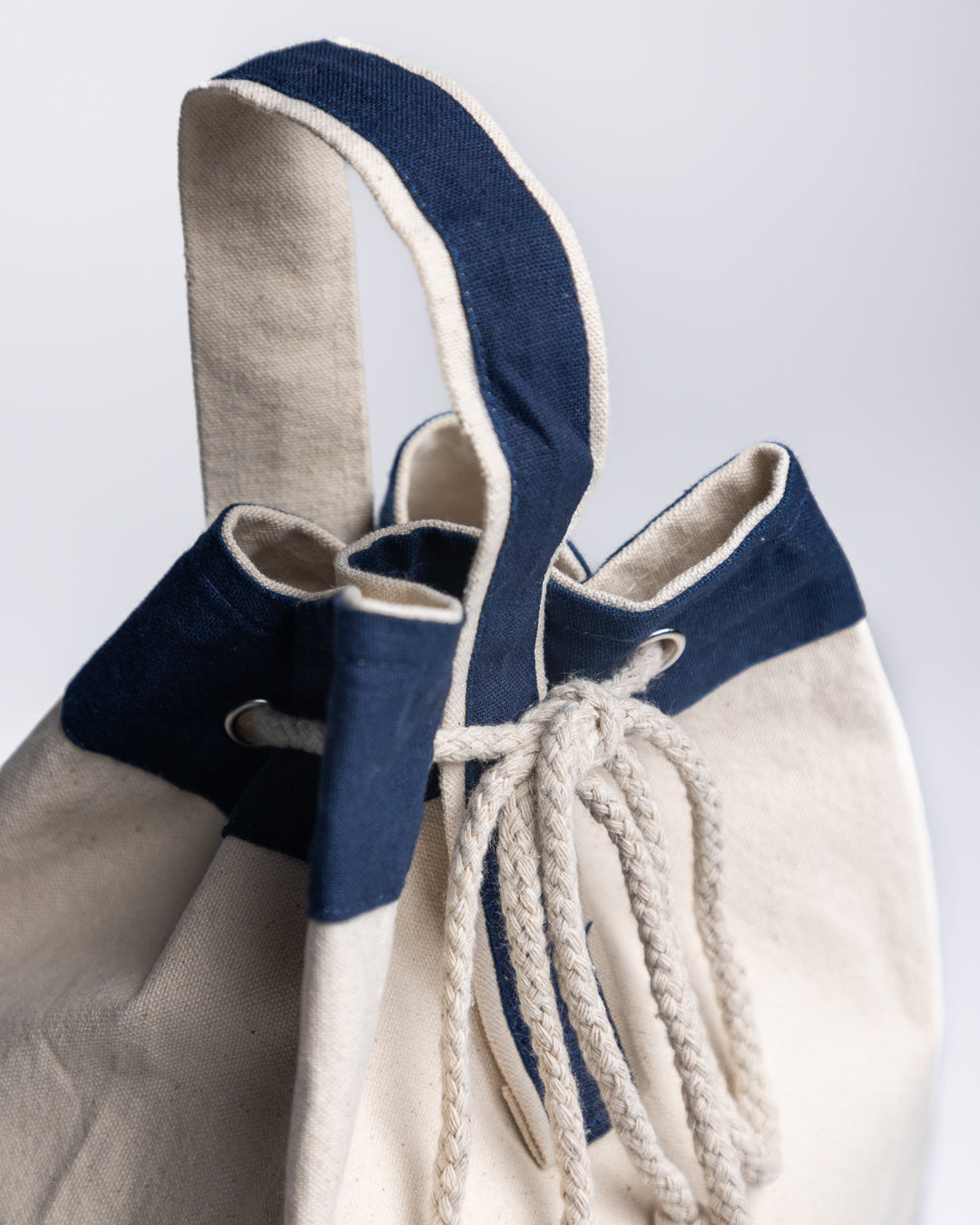 Canvas Drawstring Tote Bag