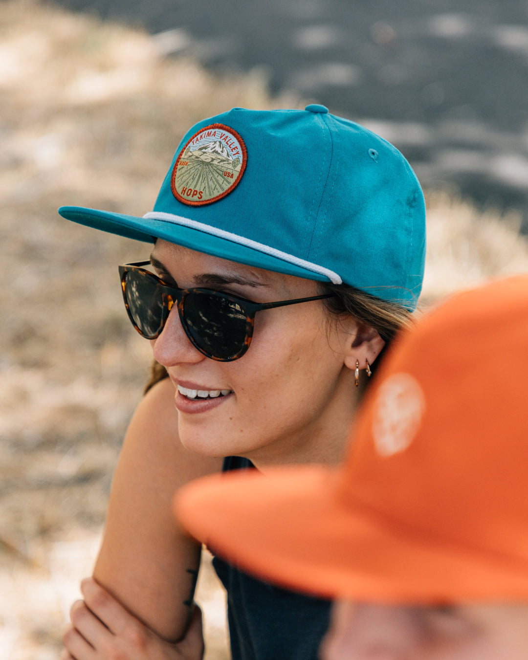 Teal Retro YVH Hat